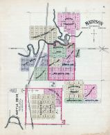 Madison, Battle Creek, Nebraska State Atlas 1885